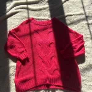 48 Aerie Happy Place Sweater Size M | Oversized Knit | Wool Blend Soft